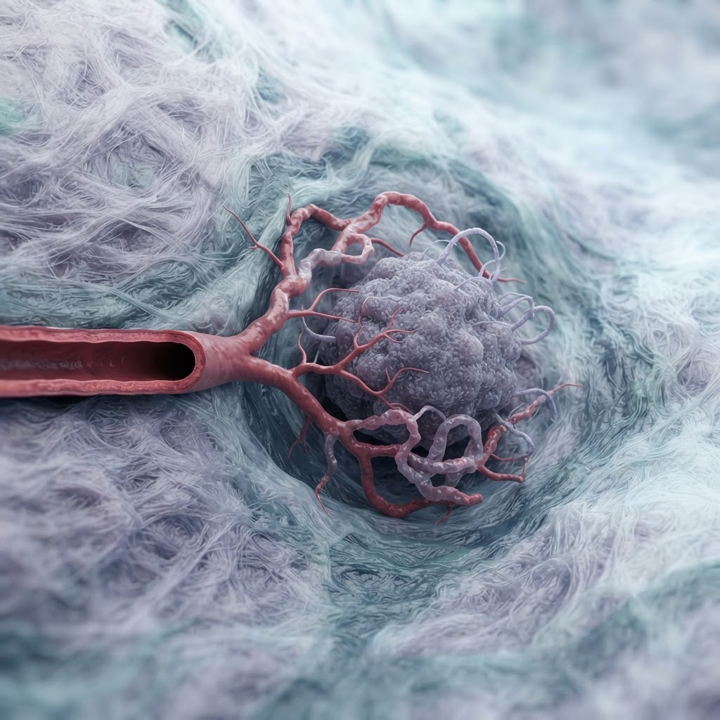 Angiogénesis tumoral: cómo un tumor se construye su propia red de vasos