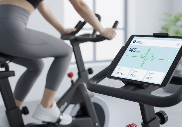 bicicleta de entrenamiento y estadisticas