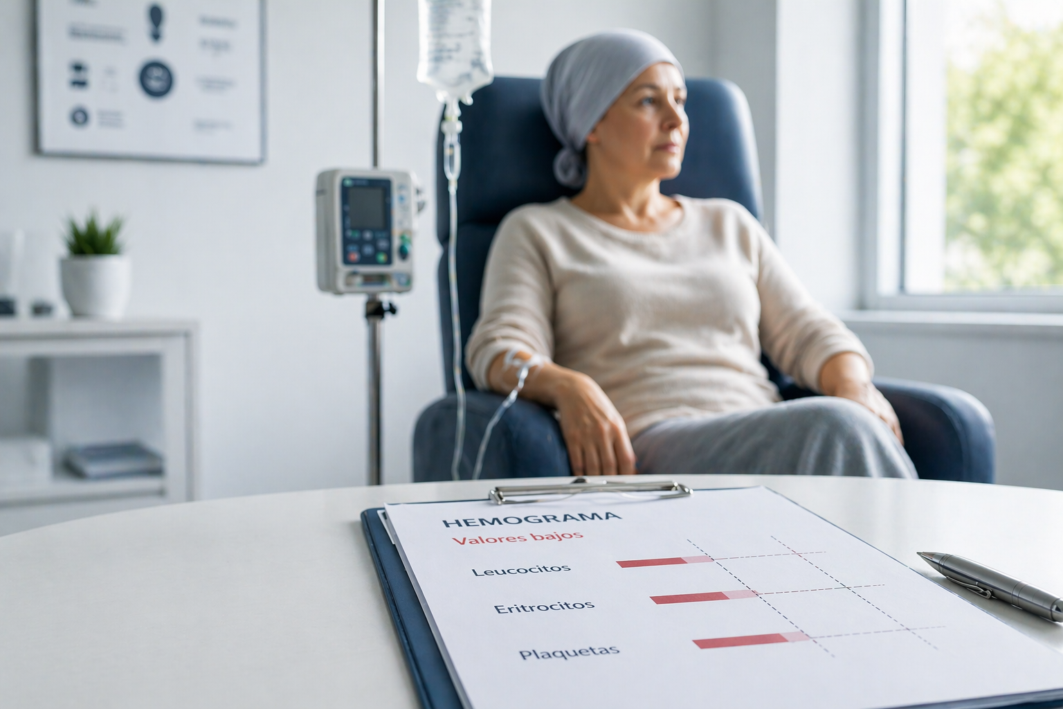 Cuando la quimio se interrumpe: toxicidad hematológica y cómo sostener al paciente